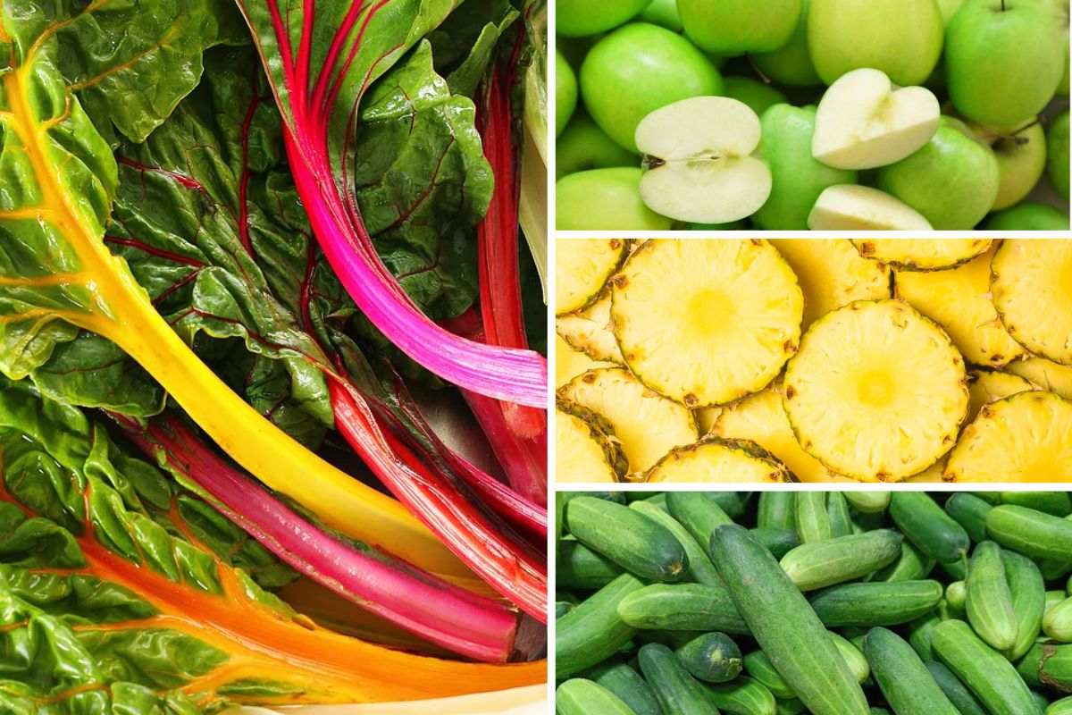 Nước ép cải cầu vồng mát gan