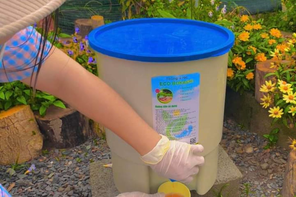 Ưu điểm từ thùng ủ rác Eco Bokashi